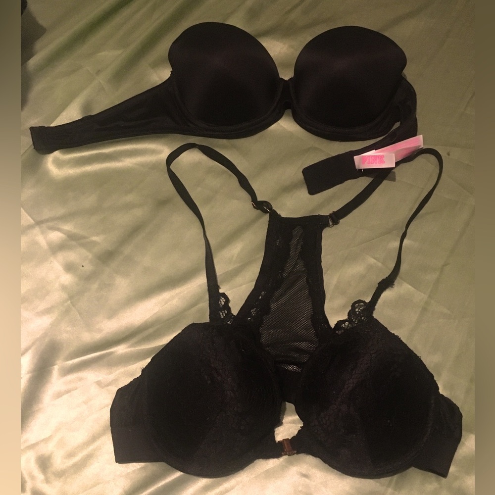 Bundle of Victoria's Secret & Danskin 34B Black Bras